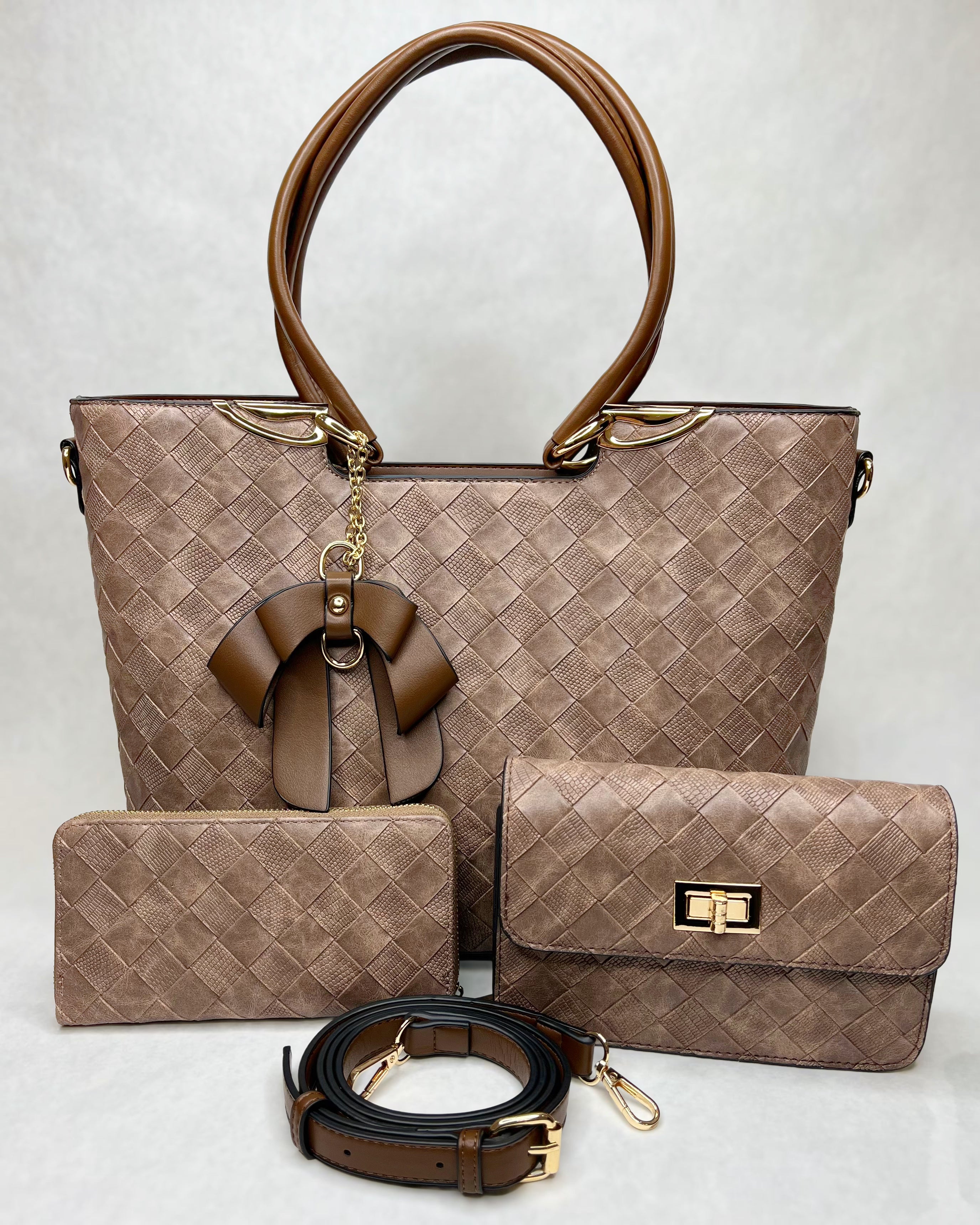 Ladies tote outlets set