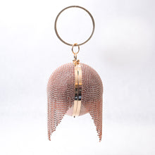 Load image into Gallery viewer, Round Rhinestone Clutch