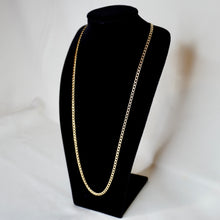 Load image into Gallery viewer, Unisex 14k Gold Dipped Brazilian 24" Figaro Necklace