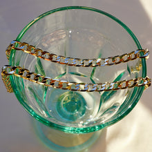 Load image into Gallery viewer, Unisex Brazilian 14k Gold Dipped 8" Figaro Bracelet