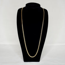 Load image into Gallery viewer, Unisex 14k Gold Dipped Brazilian 24" Figaro Necklace