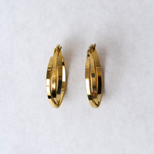 Load image into Gallery viewer, Versali Drop Hoop Earrings
