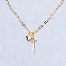 Load image into Gallery viewer, Versali Cross Pendant Necklace
