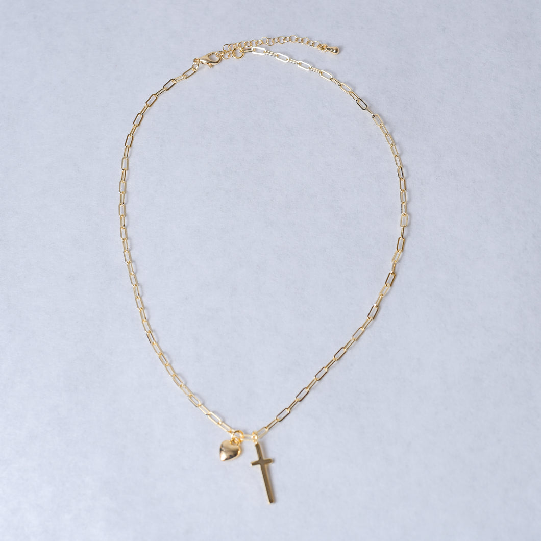 Versali Cross Pendant Necklace