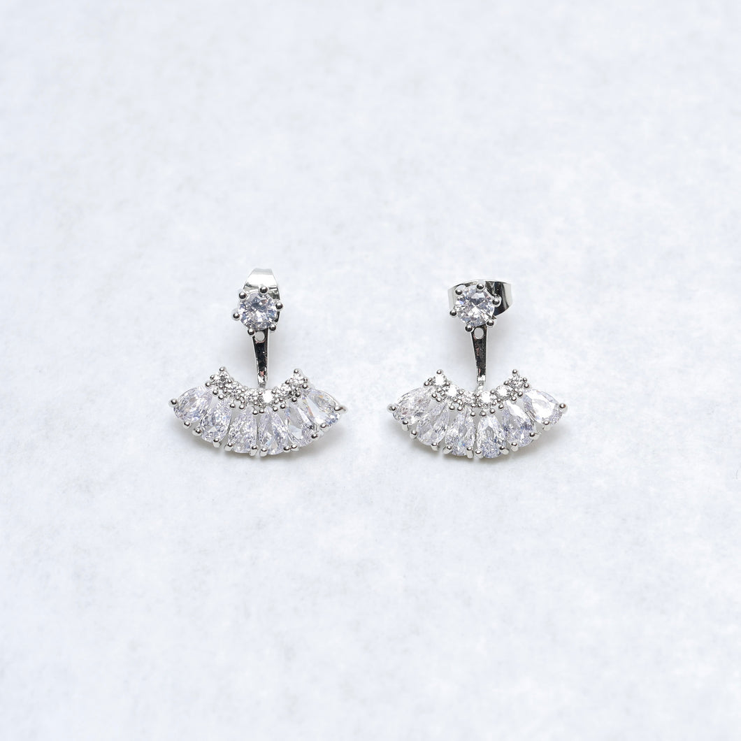 Versali Crystal Fan Earrings