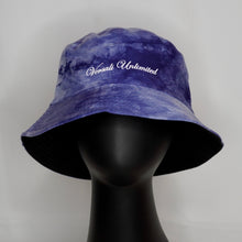 Load image into Gallery viewer, Unisex Reversible Versali Unlimited Blue Tie Dye Bucket Hat
