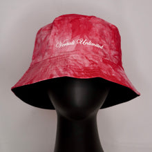 Load image into Gallery viewer, Unisex Reversible Versali Unlimited Pink Tie Dye Bucket Hat
